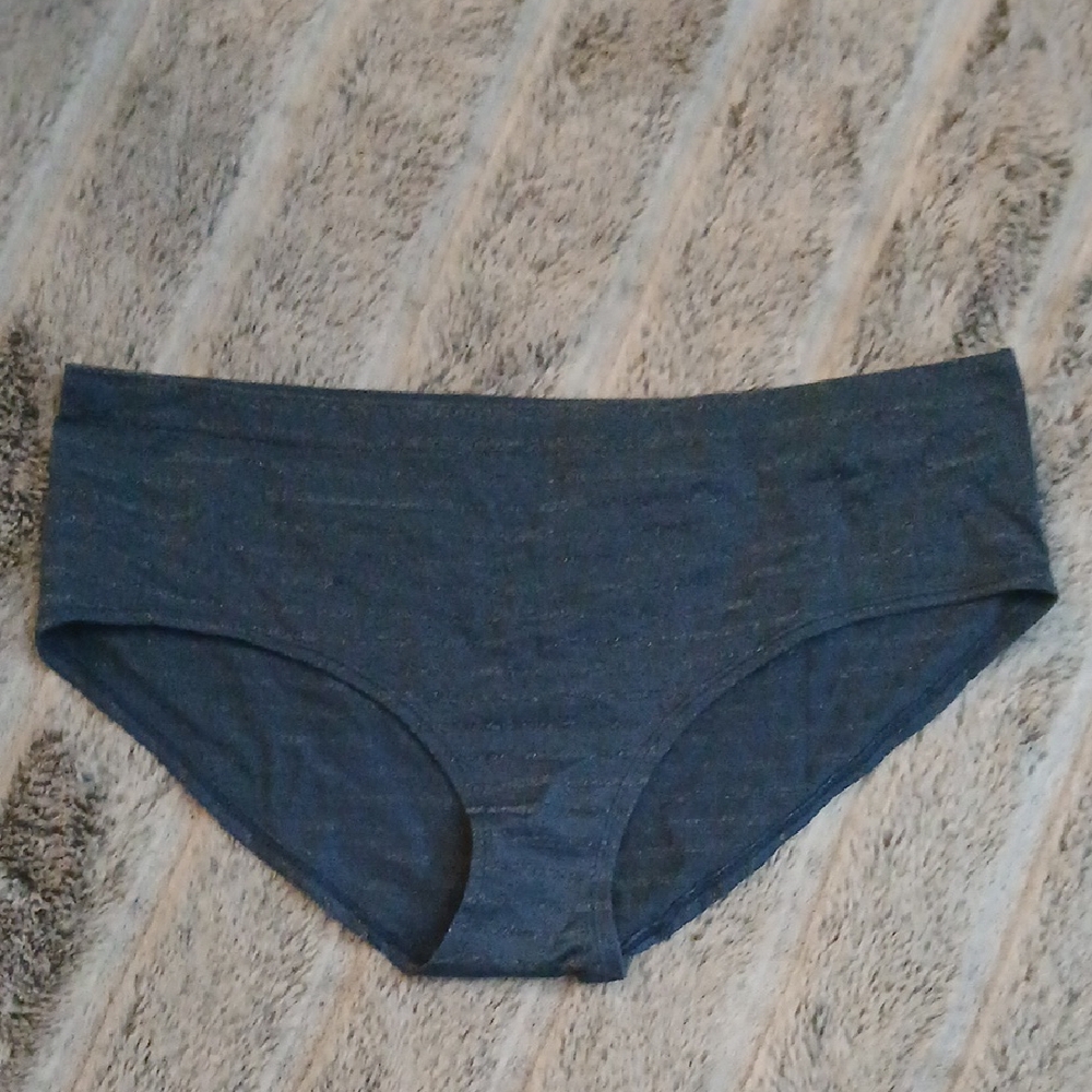 Victoria's Secret Shimmering Blue Hipster